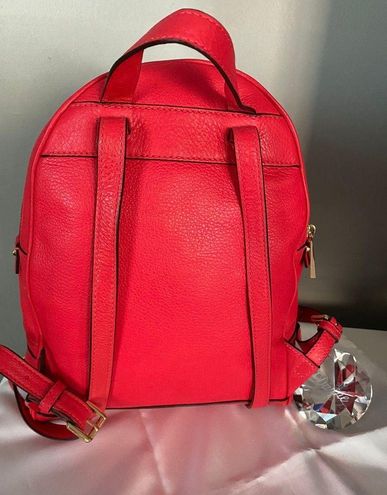 Michael Kors Rhea Medium Backpack Red - $105 (70% Off Retail) - From Cely