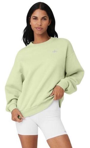 Alo Yoga NWOT Large Women Accolade Crew Neck Pullover Iced Green Tea - $110  - From DAmber