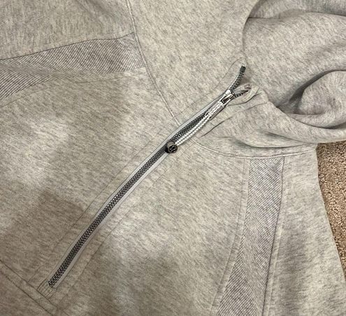 Lululemon half zip scuba with hood in grey Size undefined - $58