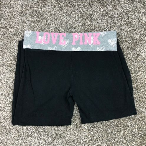 PINK - Victoria's Secret Women's Fold Over Yoga Pants Capris Size Medium -  $16 - From Emma