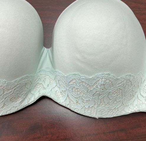 Victoria's Secret Body by Victoria Lined Strapless Bra Size 36DD Green -  $24 - From Hailey