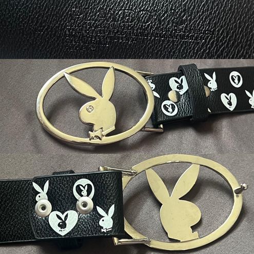 Playboy Black And White Monogram Belt Size undefined - $58 - From  bunnyxthings