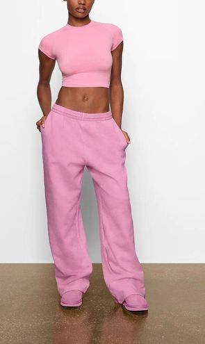 Skims Boyfriend Fleece Pant In Stock Availability and Price Tracking