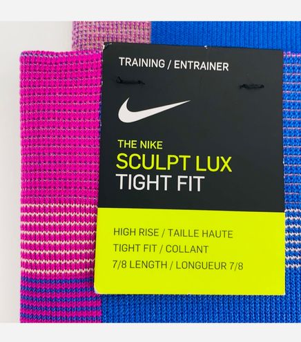 Nike Sculpt Lux Tight Fit Colorful Leggings EUC Purple Size XL - $32 (68%  Off Retail) - From Heidi