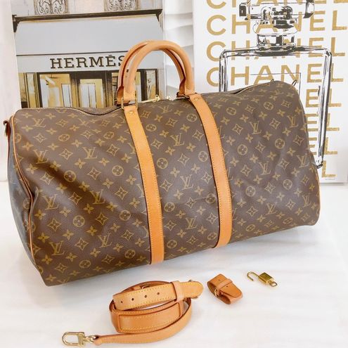 AUTHENTICATED LOUIS VUITTON MONOGRAM KEEPALL 55