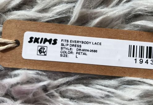 SKIMS Fits Everybody Lace Slip Dress