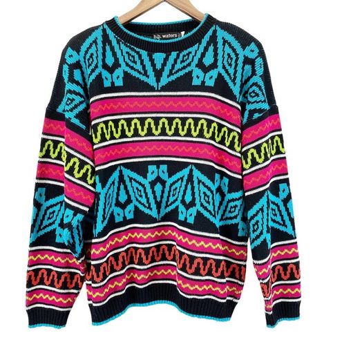 90s Abstract Crewneck Sweatshirts Vintage Prints