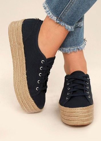 black espadrille sneakers