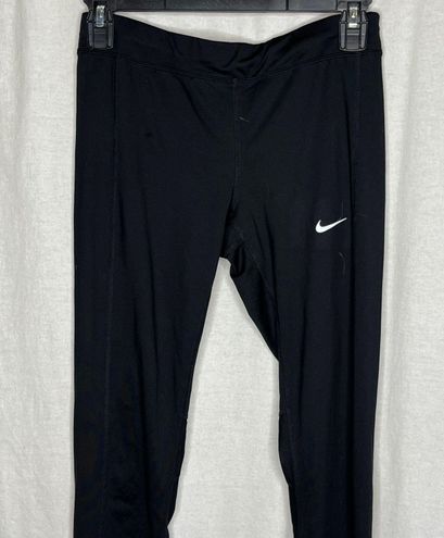 Nike Black Leggings with Back Ankle Zipper and Mesh Behind the Knee Size  Small - $15 - From Kelly