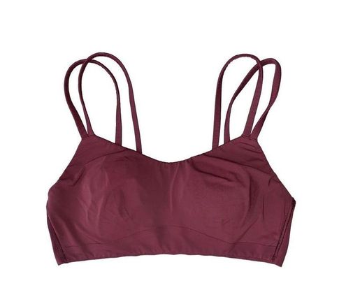 Lululemon Like A Cloud Bra Light Support, B/c Cup In Red Merlot