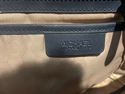 Michael Kors Selma Saffiano Leather Satchel, Medium Blue - $45