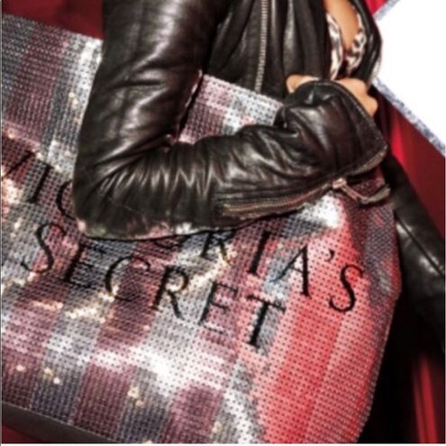 Victorias Secret Limited Edition 2015 Black Friday Sequin Large Tote Bag