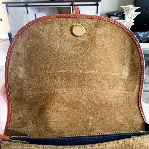 Large Besace Suede Cross Body Bag – Muse at Perry Lane