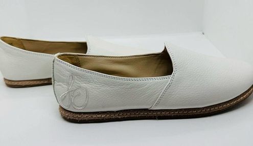 Sam Edelman NEW Everie Leather Slipper Loafers Bright White size