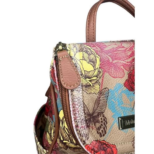 MultiSac Women's Floral Backpack MEDIUM Brand New1 With Purse