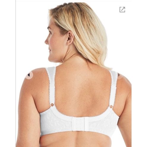 Playtex Bra 36C White Wireless 18 Hour Ultimate Shoulder Comfort Bras 2 Pcs  B2