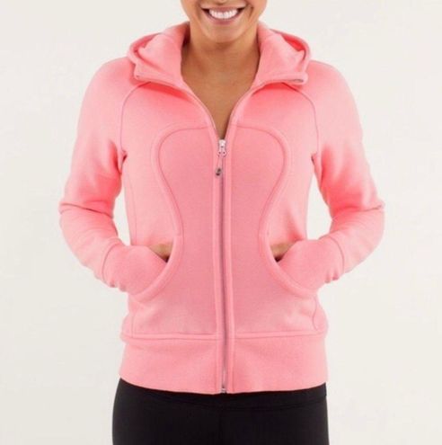 Lululemon Pink Scuba Hoodie Sweatshirt- Size 6