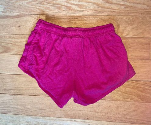 pink nike cotton shorts