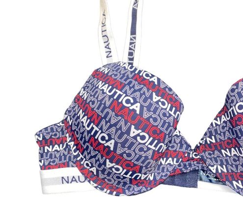 Nautica Red White Blue TShirt Bra Size undefined - $15 - From Christine