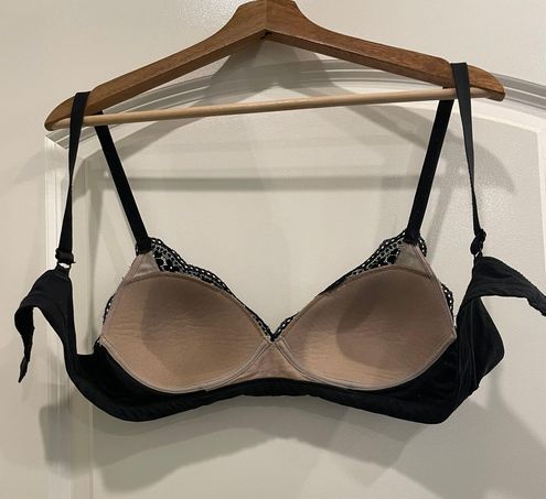 Warner's 34B Lace Front Wireless Bra Black Size 34 B - $11 (75