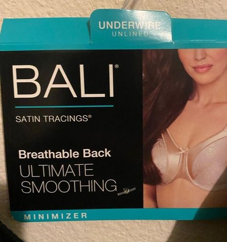 Bali Satin Tracings Minimizer Underwire Bra Black Size undefined - $35 New  With Tags - From Aimee