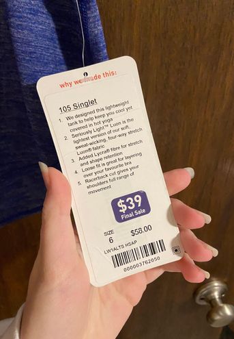 Lululemon Price Tag