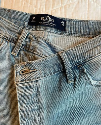 Hollister Ultra High-Rise Mom Jeans Blue Size 26 - $22 - From scout