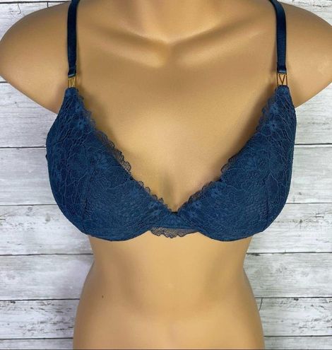 Victoria's Secret Very Sexy Uplift Plunge Bra Blue Size undefined - $18 -  From Holly