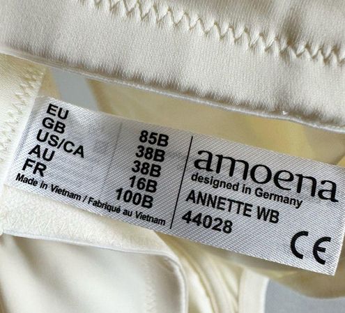 Amoena Annette WB 44028 Post Surgical Mastectomy Bra ivory Size