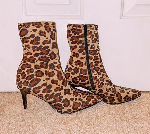 dsw cheetah booties