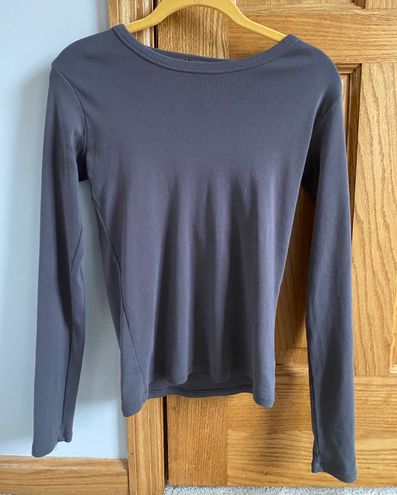 Brandy Melville Long Sleeve Gray - $18 (10% Off Retail) - From Kristina