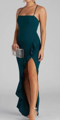 Tiffany Sleeveless High Slit Formal Dress