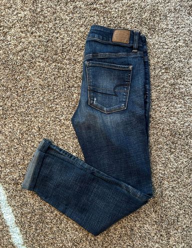 American Eagle New 360 Next Level Stretch Hi Rise Jegging Crop Jeans