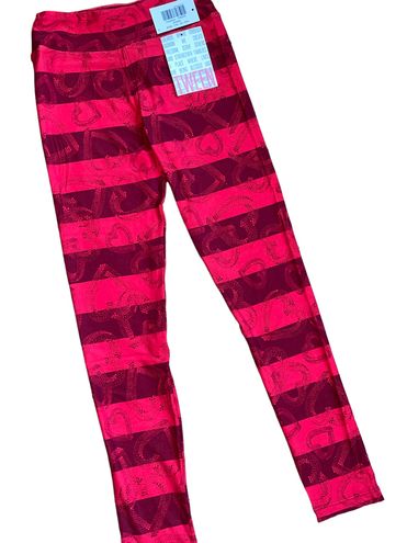 LuLaRoe TWEEN LEGGINGS •JUNIORS 8-16, ADULTS 00-0 •BLACK W/RED