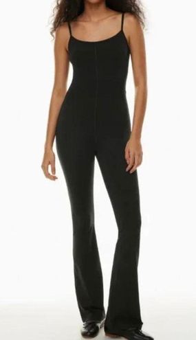 Aritzia Black Wilfred Free Divinity Kick Flare Jumpsuit Size L