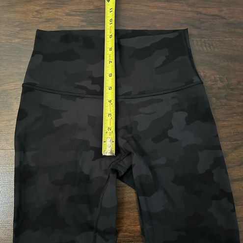 Lululemon black camo print cropped leggings size 4 - $50 - From Haley