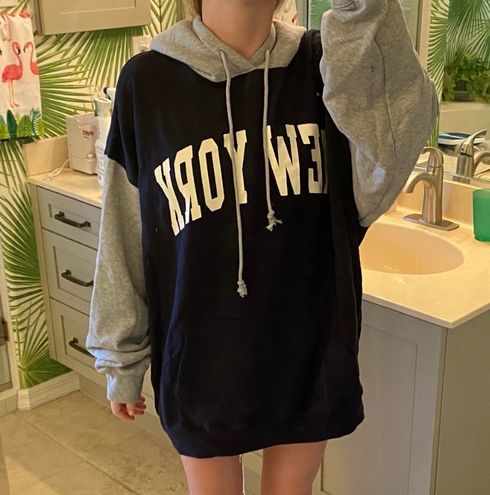 Brandy Melville New York Hoodie White - $55 - From cassidy