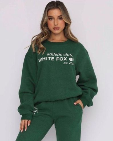 White fox 2025 society tennis sweatshirt