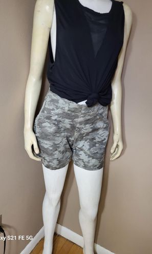 Spanx Stretch Twill Shorts Camo