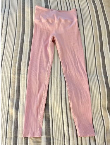 Carbon 38 Bubblegum Ribbed Leggings Pink Size L - $20 (81% Off