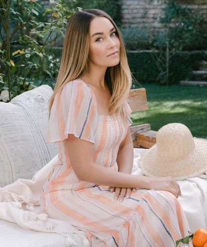 LC Lauren Conrad, Dresses, Lauren Conrad Flutter Sleeve Ruffled Midi Dress