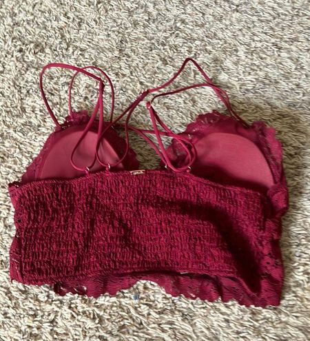 Victoria's Secret PINK Red Bralette Size M - $18 (55% Off Retail