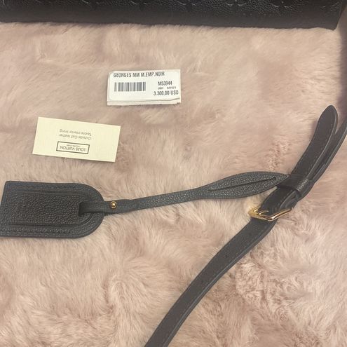 Louis Vuitton Georges MM medium Empriente leather in Noir - $2549 New With  Tags - From Karima