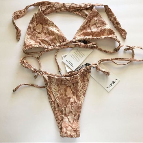 Vitamin A Milana convertible top and bottom set - $150 New With