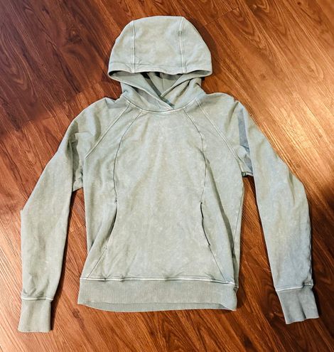 Lululemon Scuba Pullover Hoodie Sweatshirt Washed Tidewater Teal Green Size  4 - $41 (65% Off Retail) - From Kristin