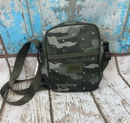 Victoria's Secret PINK Crossbody Bag Green Camo Adjustable Strap