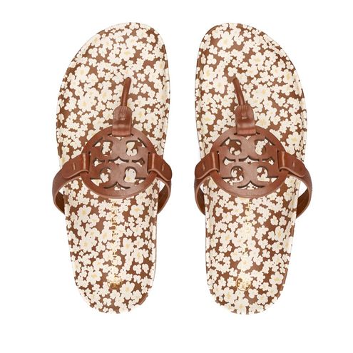 Tory Burch Miller Cloud Sandals Floral 7 New! Brown - $220 New With Tags -  From N