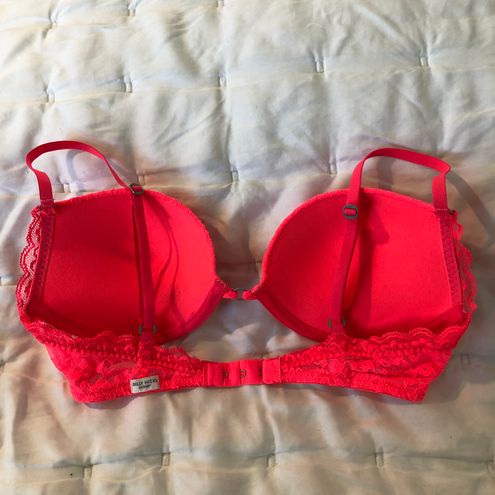 Gilly Hicks Pink/salmon/orange/red Ish Lace Bra - $19 (36% Off