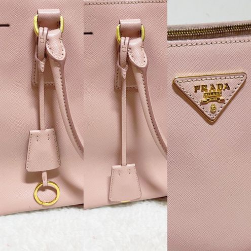 Prada Galleria Saffiano ORCHIDEA (Dusty Pink) Large Leather Double Zip Tote