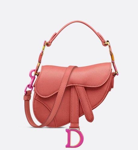 Christian Dior Velvet Saddle Bag - Pink Shoulder Bags, Handbags